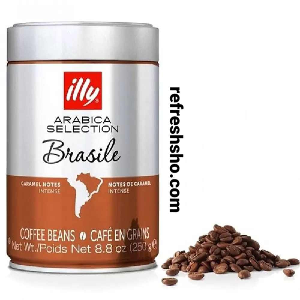  دانه قهوه ایلی مدل عربیکا برزیل 250 گرمی 