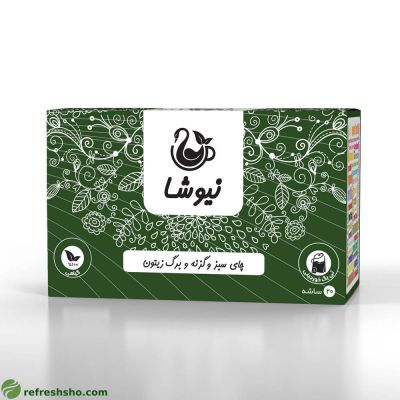 چای سبز و گزنه و برگ زیتون نیوشا