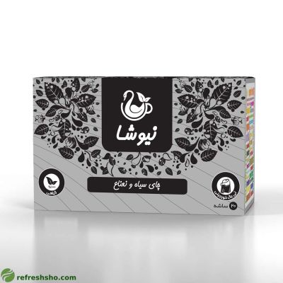 چای سیاه و نعناع نیوشا 20 ساشه