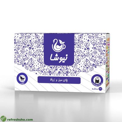 چای سبز و زوفا نیوشا